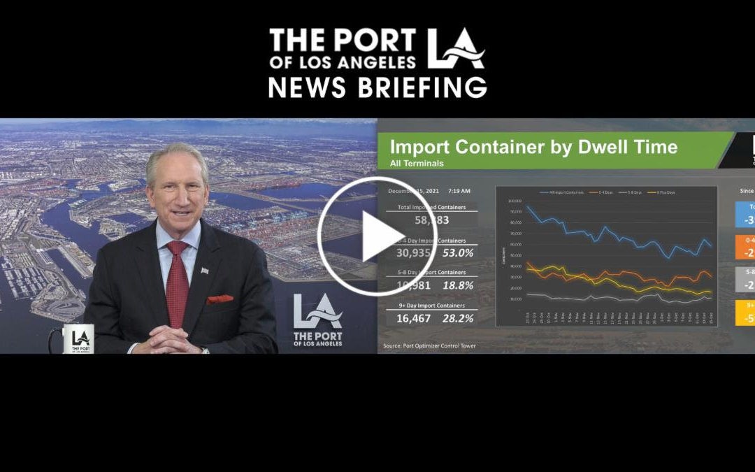 PORT OF LA’S SEROKA SAYS FEES MAY BE IMPOSED ON EMPTY CONTAINERS